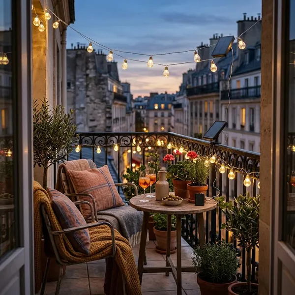 Zo kies je lampjes die passen bij je balkon