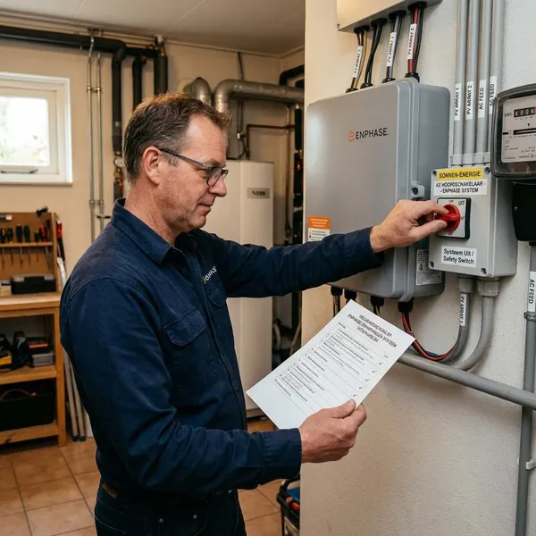 Enphase micro omvormer uitschakelen