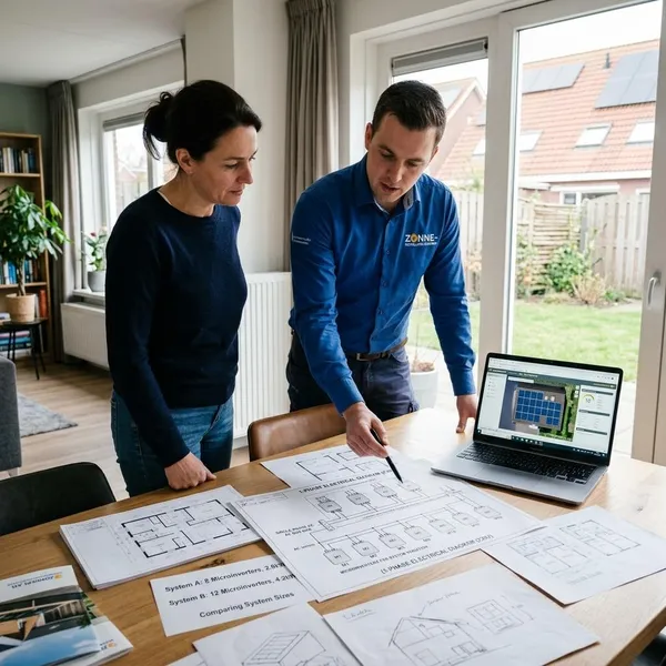 Hoeveel micro omvormers kunnen op 1 groep