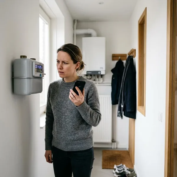 Hoog gasverbruik na plaatsing van een slimme meter