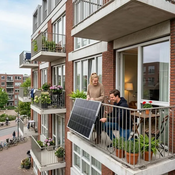 plug and play zonnepanelen balkon