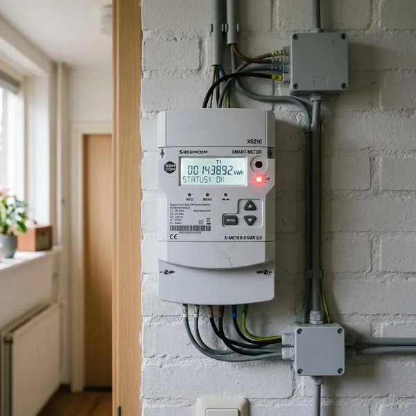 rood knipperend lampje slimme meter