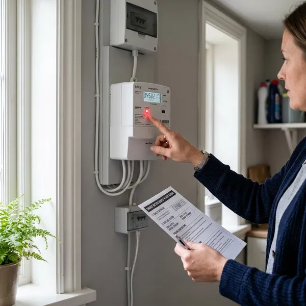 Rood lampje op slimme meter of P1-meter