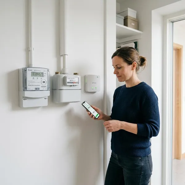 Slimme meter uitlezen met zonnepanelen
