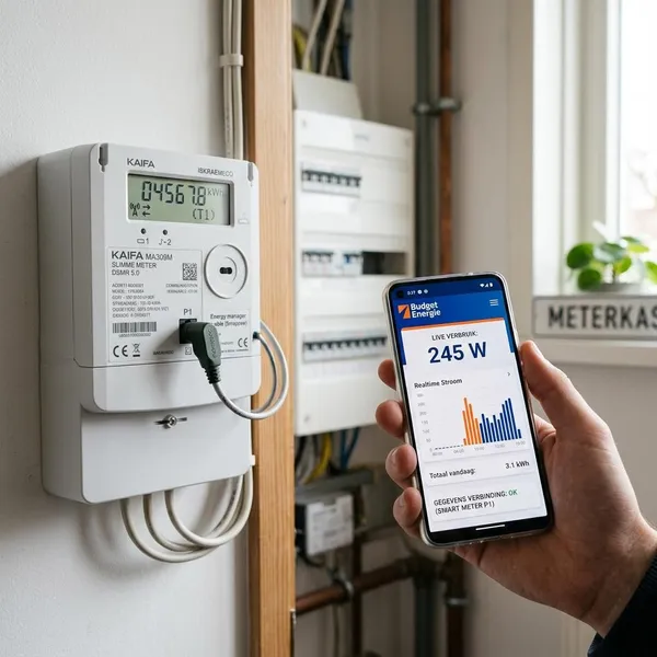 slimme meter uitlezen Budget Energie