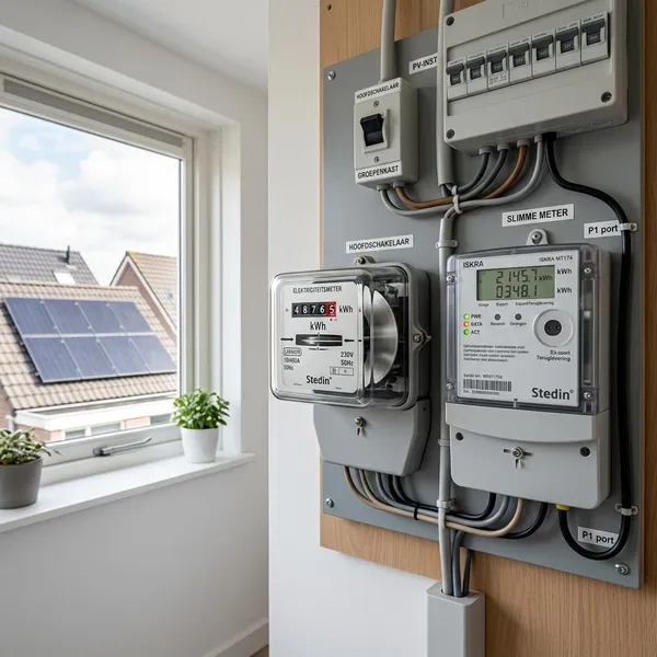 slimme meter verplicht bij zonnepanelen