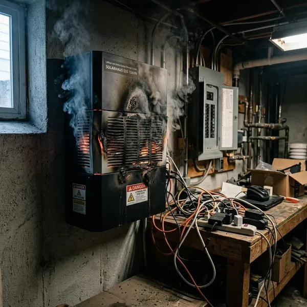 thuisbatterij brand