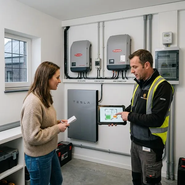 Wat houdt een thuisbatterij installatie in