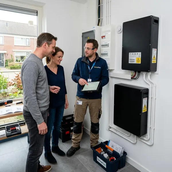 Hoe verloopt een thuisbatterij installatie stap voor stap