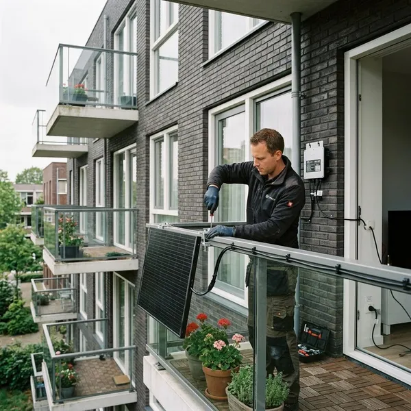 zonnepaneel balkon VvE
