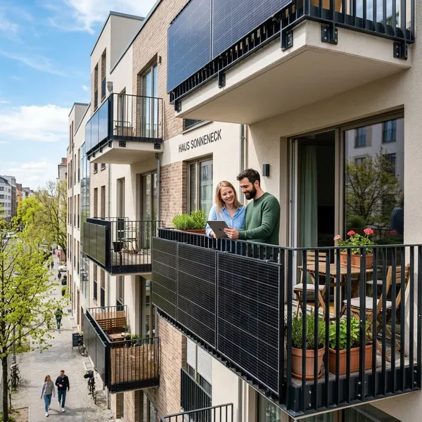 Mag je zonnepanelen aan je balkon hangen